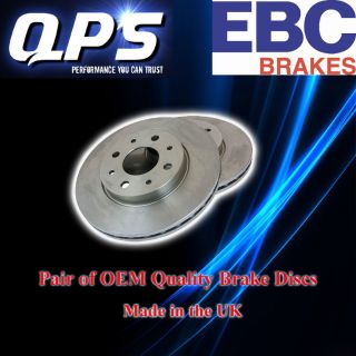 EBC Front Brake Discs (Rotors) for Toyota Corolla 2.0 TD (CDE110 