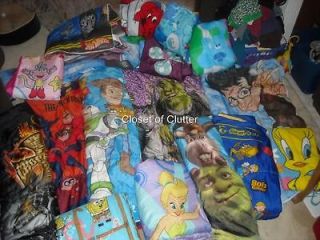 BOYS Cartoon Character Sleeping Bag/Comforter/Blanket (Vintage) Sold 