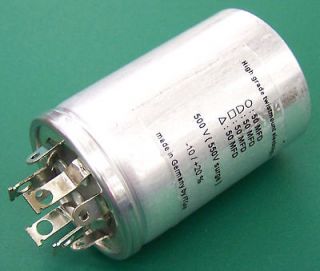 new german 50 50 50 50 uf 500 550 vdc can capacitor  78 00 
