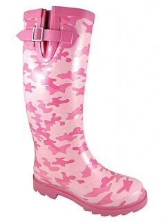 NEW Ladies Smoky Mountain Boots Western   Rubber   Pink Camo Print
