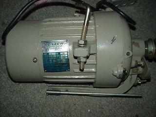 CONSEW CLUTCH MOTOR Heavy Duty Consolidated Sewing Machine Motor STK 3