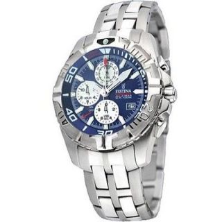 festina mens stainless steel chronograph sport watch 16095 one day