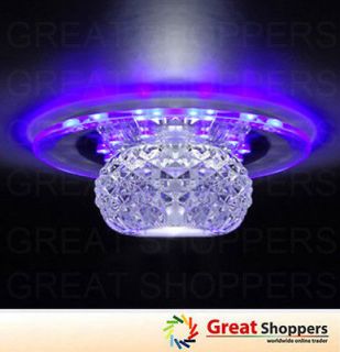 New Modern Crystal LED Ceiling Light Pendant Lamp Fixture Lighting 