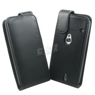 Leather Case Pouch + LCD Film For Sony Ericsson Xperia Neo MT15i a
