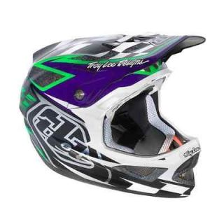 Troy Lee Designs D3 Helmet Team Black / Green size Medium   New