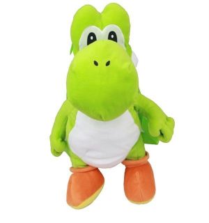 NWT Super Mario Brothers Yoshi Plush Backpack (L)18 Licensed by 