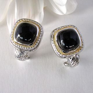 New Greg Anthony Bali® 18 Kt Gold Cable 925 Sterling Black Agate 
