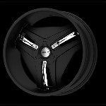 20 Inch Black Rims Wheels Dodge RAM 1500 Durango Dakota Ford E150 F150 