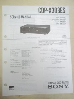 sony service repair manual cdp x30 3es cd player time