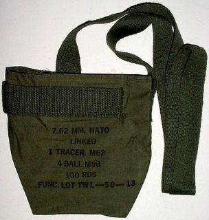 usgi vietnam ammo bag bandolier 308cal 7 62mm nos returns