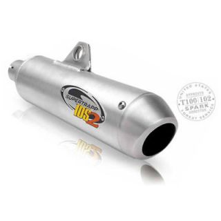 new supertrapp ids2 exhaust pipe suzuki dr 250 350 time