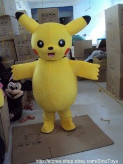 Pikachu Pokemon Mascot Costume Fancy Dress EPE UK