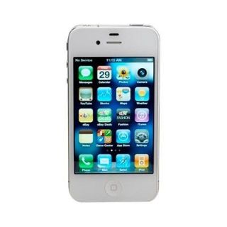 Verizon Apple iPhone 4 16GB No Contract 3G CDMA WiFi 5MP Camera White 