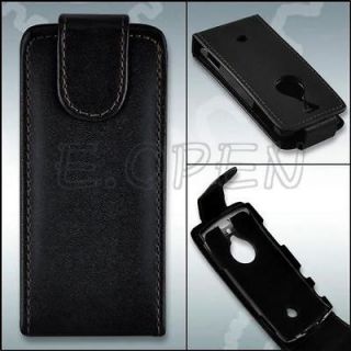 leather cover pouch case for sony ericsson vivaz pro u8