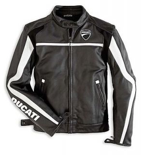 DUCATI TWIN LEATHER PERFORATED JACKET MADE BY DAINESE MOST SIZES 