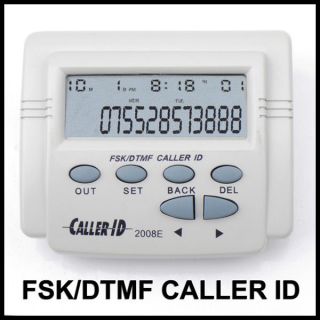 led mobile tele display dtmf fsk etsi caller id box