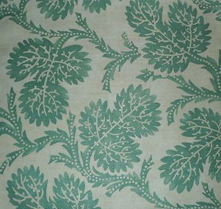 LEE JOFA Suzanne Rheinstein Hollyhock Dotted Leaf Linen Cotton New 