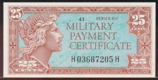 usa 25 cents series 611 p m52 in unc from