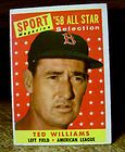 1958 topps ted williams 485 excellent near mint buy it