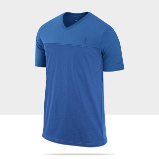 Federer Hard Court Colourblock Mens Tennis T Shirt 481792_438_A