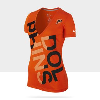 Nike Off Kilter Tri Blend NFL Dolphins Womens T Shirt 472073_827_A