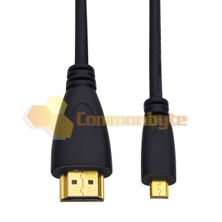 10ft Micro HDMI to HDMI Cable for Motorola Droid Bionic