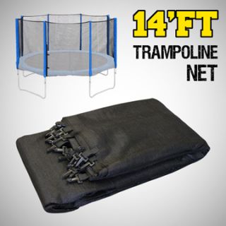 New 14ft Round Trampoline Net Enclosure Safety Netting Replacement 