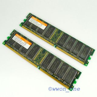   Density 1GB 2x512MB PC3200 DDR400 184 Pin DDR1 Memory RAM 1GB