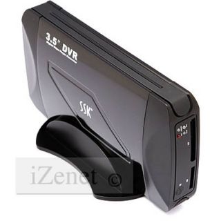 Media Player Recorder TV 3 5” HDD Enclosure Card Reader