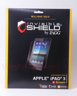   ZAGG invisibleSHIELD for Apple New iPad 3 Screen Protector