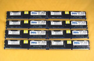 Genuine Dell 32GB 8X4GB PowerEdge 2900 2950 1950 1900 1955 PC2 5300F 