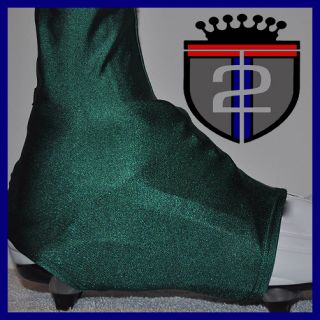 Dark Green 2Tone Cleat Covers Football Spats Spats