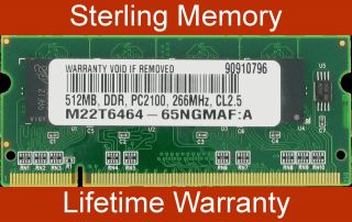 512MB Memory for HP Pavilion ZE4355EA ZE4355US ZE4357EA ZE4360EA 