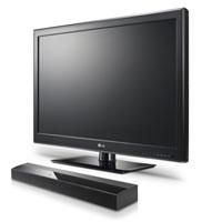   LCD Cinema 3D TV with NB2020A Sound Bar & 4 Pair AG F310 3D Glasses