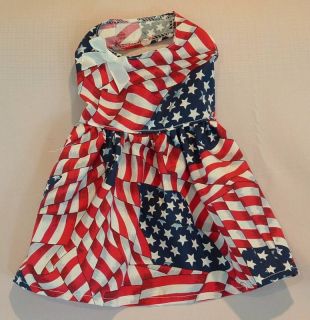 XS My America Dog Dress Clothes 4th of July Yorkie