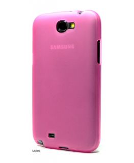 Peach Silicone Soft Rubber New Cover Case for Samsung Galaxy Note II 