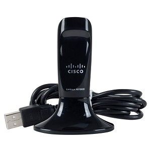 Linksys Cisco AE1000 300Mbps 802 11n Dual Band Laptop Wireless N USB 