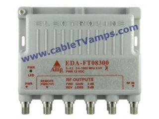 Electroline 8 Port Active Return Cable TV Amplifier