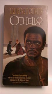 Shakespeares OTHELLO vhs Sir Lawrence Olivier Maggie Smith NEW WB Home 
