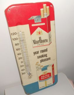 RARE Vintage Philip Morris Marlboro Cigarette Advertising Tin 