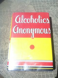 Alcoholics Anonymous 1st Edition 13th Printing AA Big Book   Red 