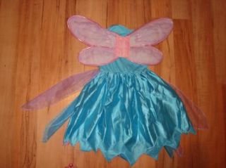 ABBY CADABBY Toddler Costume Sz 3T/4T Halloween Dress Wings Hair