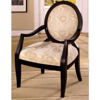 Solid Wood Classic Espresso Finish Accent Chair