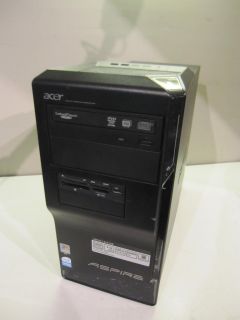 Acer Aspire AM1641 E1610B Desk Top 3GB Intel Dual Core No Power as Is 