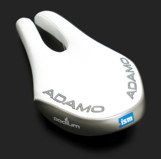 White ISM Adamo Podium Split Nose Bike Cycling Saddle