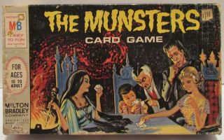 The Munsters Card Game Milton Bradley 1964