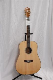 Washburn WD55S Dreadnaught Spruce Koa Acoustic Solid Top Guitar