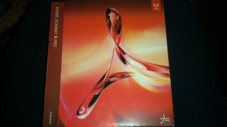 Adobe Acrobat X Professional PRO Full Retail Box Windows Version