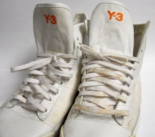 Adidas Yoshi Yamamoto Y3 White Sneakers Size 9 5 US 9 UK