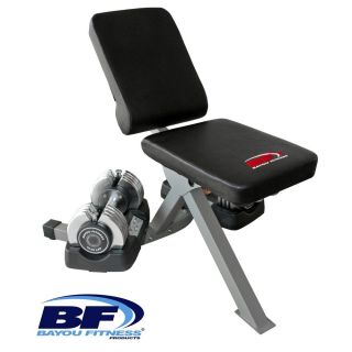    Fitness BF 0250 DB Dumbbell Bench With Two 50lb Adjustable Dumbbells